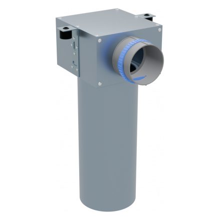 Пленум ТИХОНЯ СПВ ПЭ ГП-75-100 из СПВ ПЭ под диффузор диаметром 100мм и с подключением под СПВ ПЭ D75 и фиксирующим кольцом