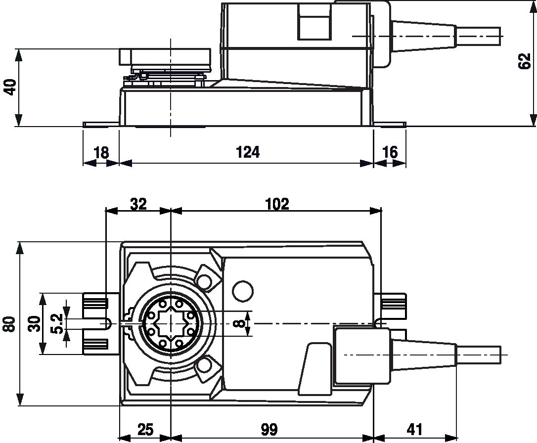Электропривод Belimo NM230A-F (10 Н·м)