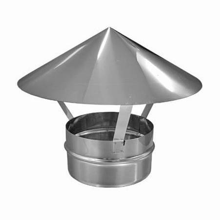 Зонт вентиляционный Ø130 оцинк. сталь