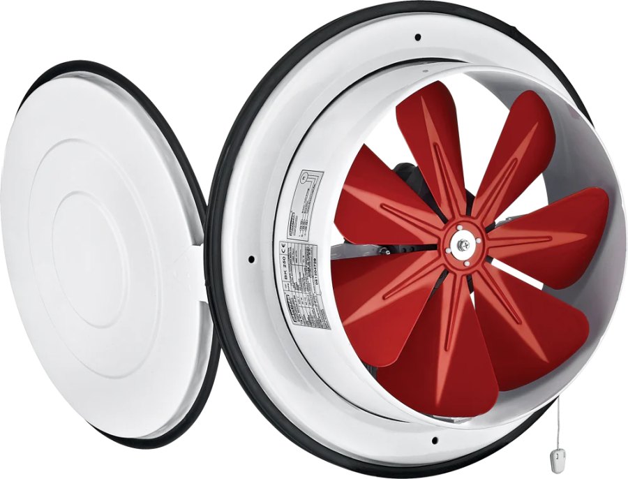 Вентилятор вытяжной оконный с крышкой BK 160