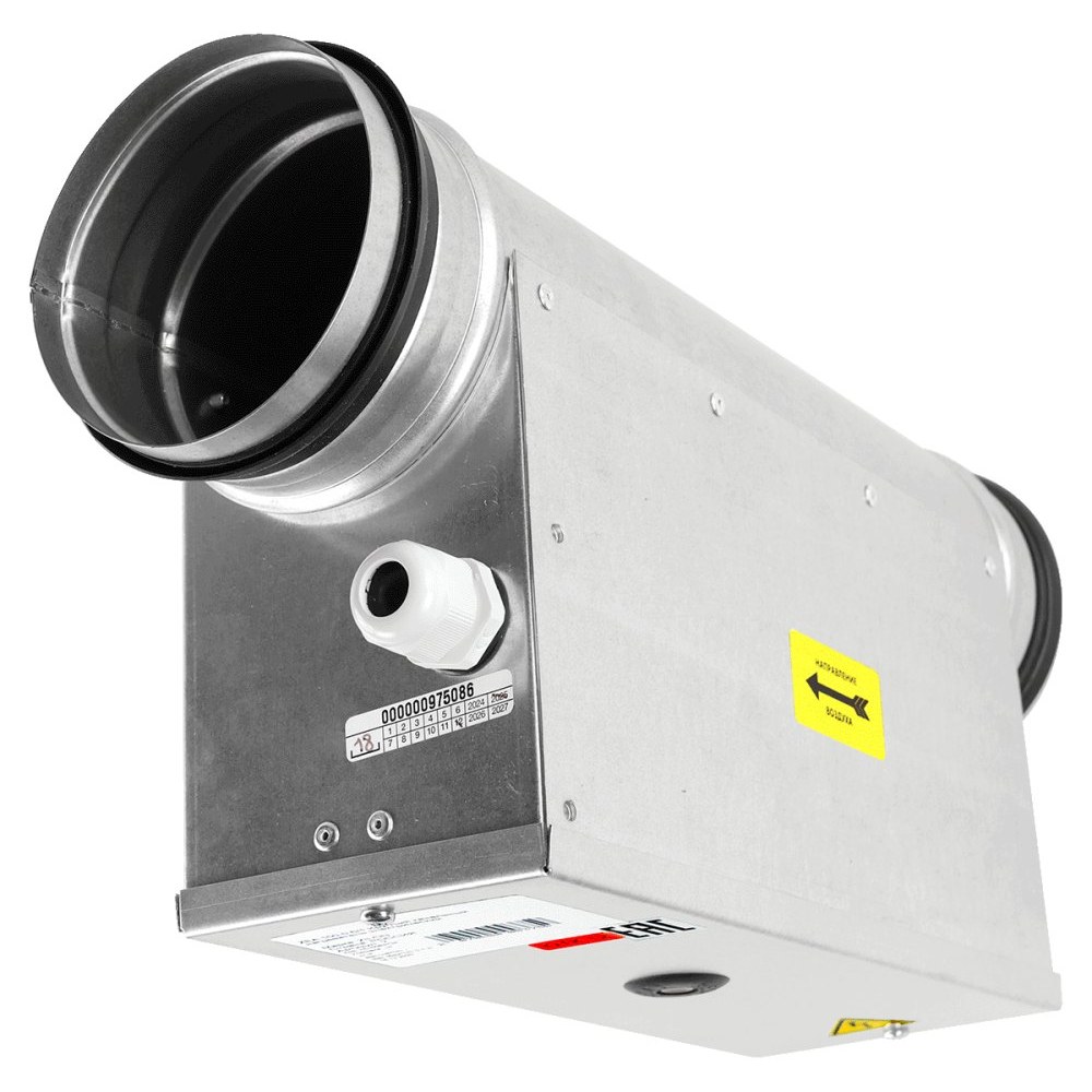 Электрический нагреватель для круглых каналов ZILON ZEA 315-3,0/1 Электрический нагреватель для круглых каналов ZILON ZEA 315-3,0/1