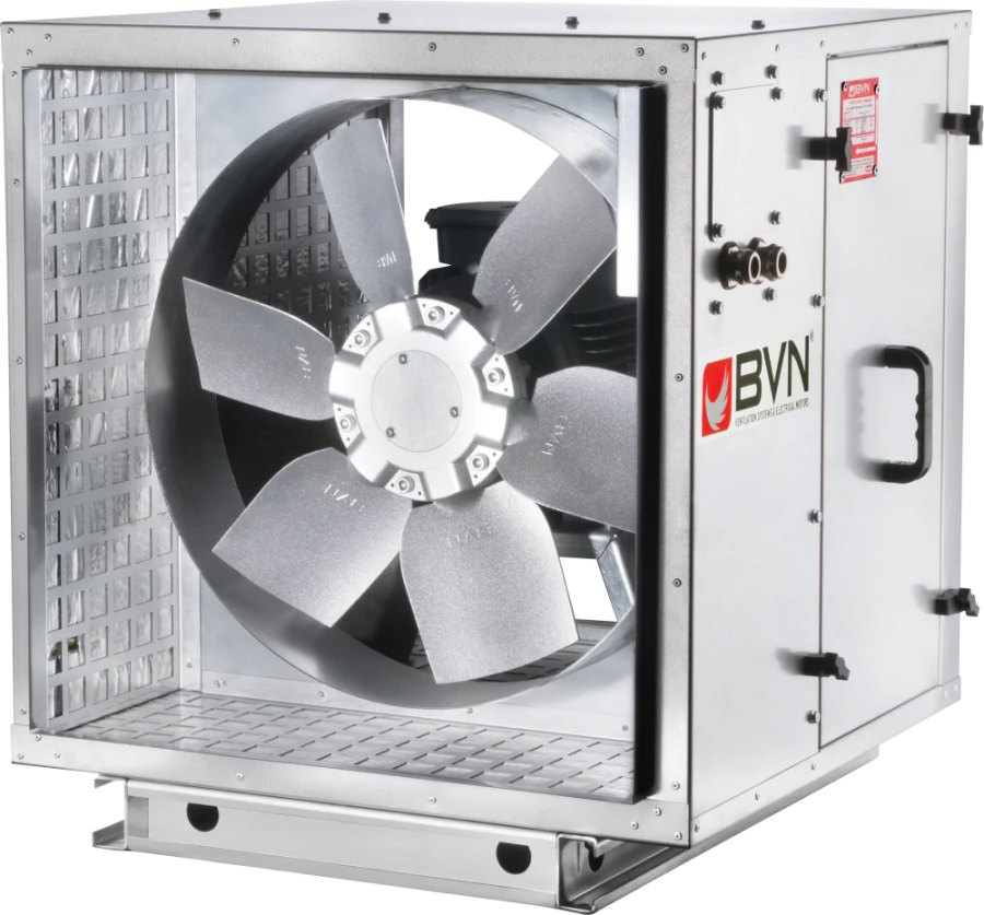 Шумоизолированный канальный осевой вентилятор дымоудаления ARMO-C 560/4